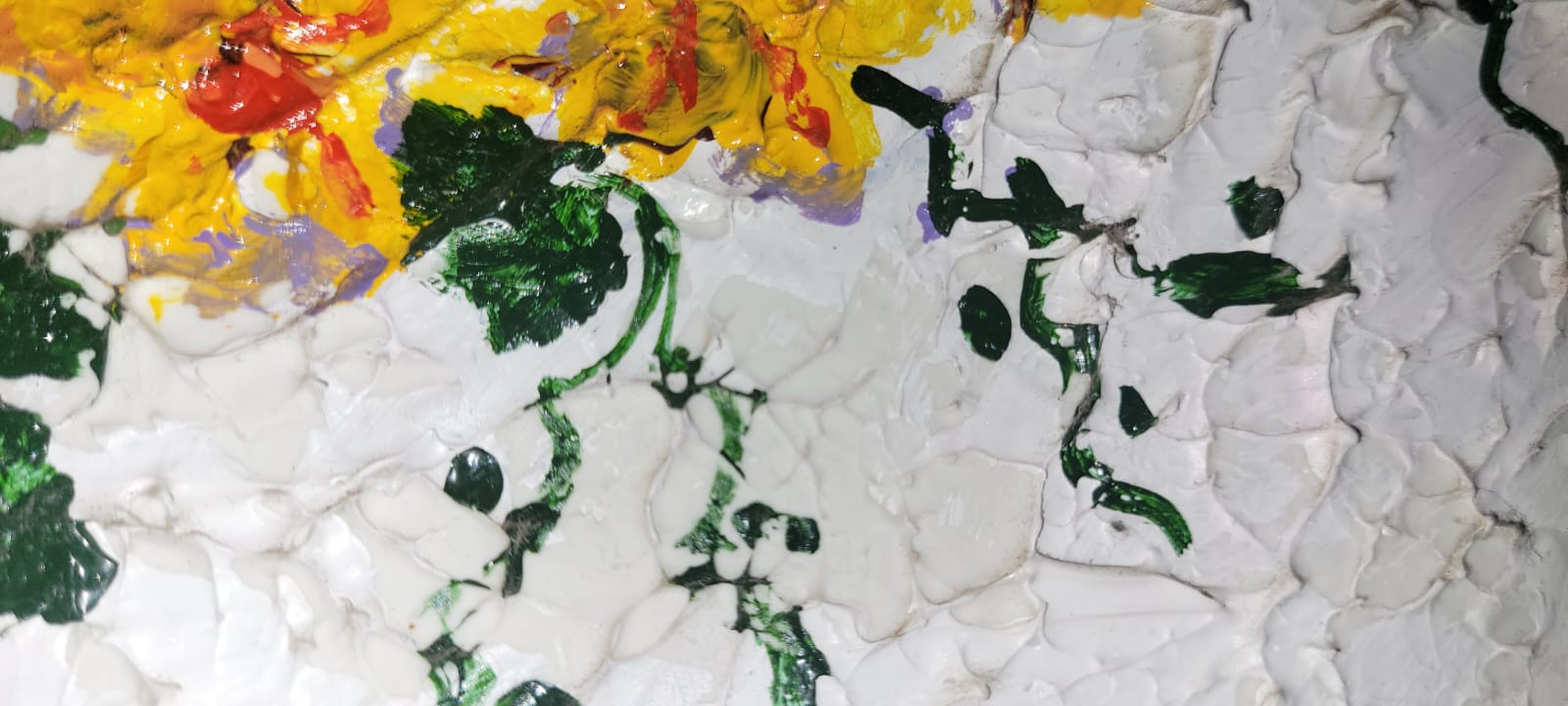 Pintura, verde e branco